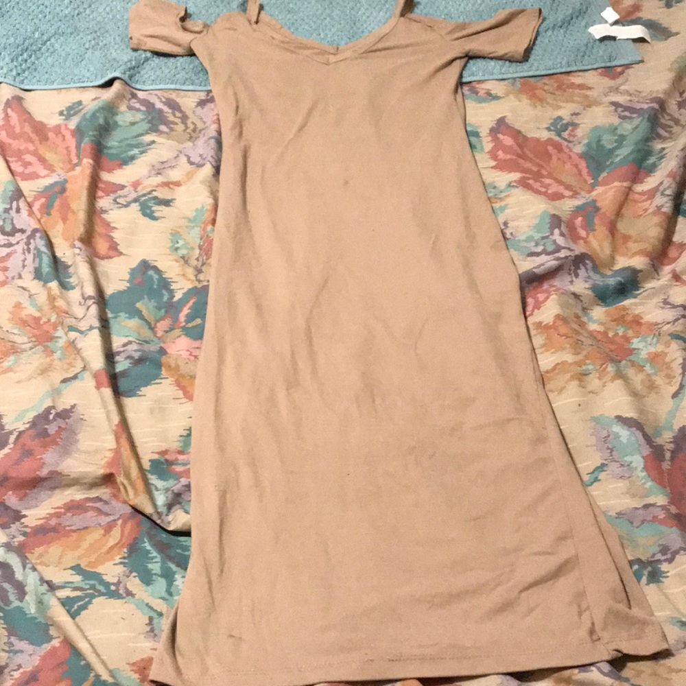 TAN DRESS